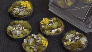 GamersGrass Highland Bases Round 40mm x5