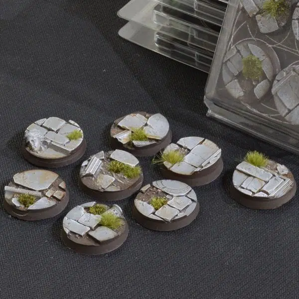 GamersGrass Temple Bases Round 32mm x8