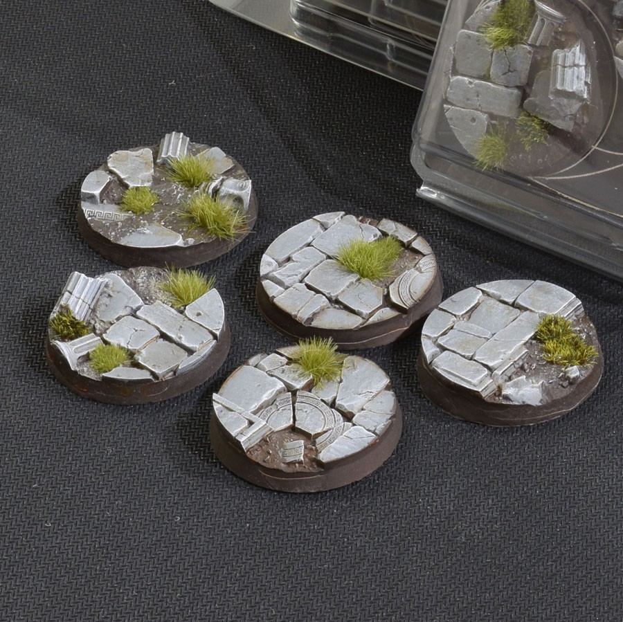 GamersGrass Temple Bases Round 40mm x5